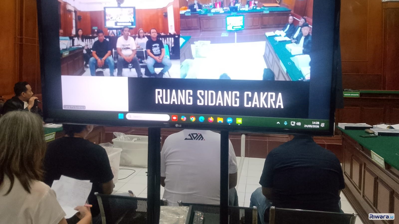 Sidang perkara TPPO dan penipuan jaringan internasional di PN Surabaya